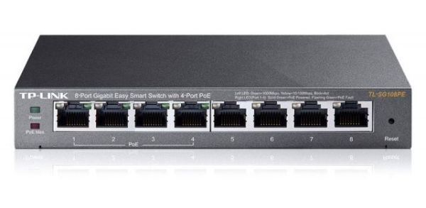 TL-SG108PE 8 Port 10/100/1000Mbps 4 Port POE E.Smart Switch
