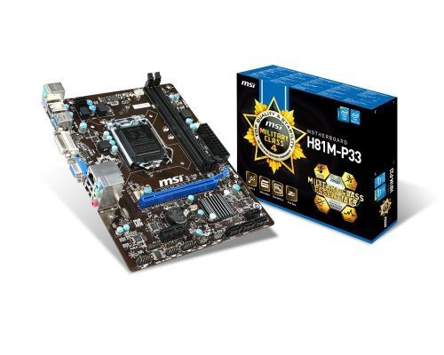 H81M-P33 Intel H81 1150 DDR3 1600MHz DVI/VGA Anakart