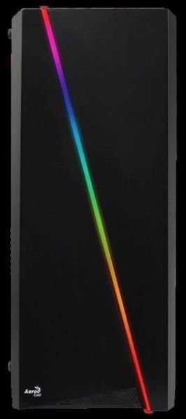 AE-CYLN RGB Akrilik Pencere Kart Okuyuculu USB3.0 ATX Siyah Gaming Kasa