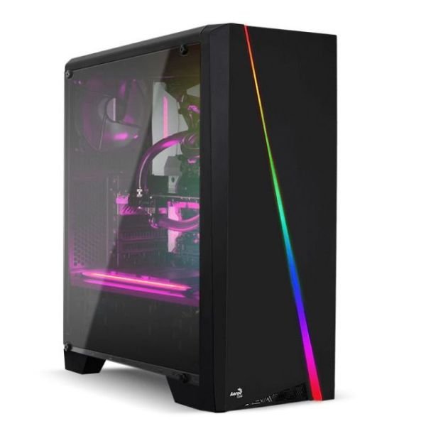AE-CYLN-400 CYLON RGB 400W AKRİLİK PENCERE,KART OKUYUCU,USB 3.0 SİYAH ATX OYUNCU KAS