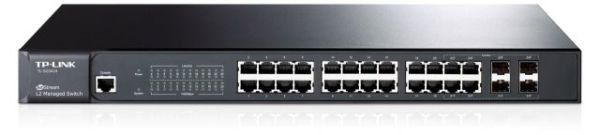TL-SG3424 24 Port 10/100/1000Mbps Pure L2 Managed 4 Combo SFP Switch