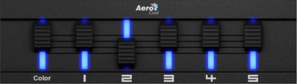AE-F5XT F5XT 4 Kademe Hız Ayarlama 5x5W Fan Kontrolcülü Ön Panel