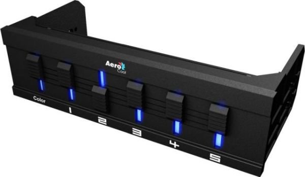AE-F5XT F5XT 4 Kademe Hız Ayarlama 5x5W Fan Kontrolcülü Ön Panel