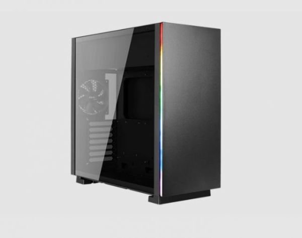 AE-GLO GLO RGB TEMPERED GLASS SİYAH ATX OYUNCU KASASI