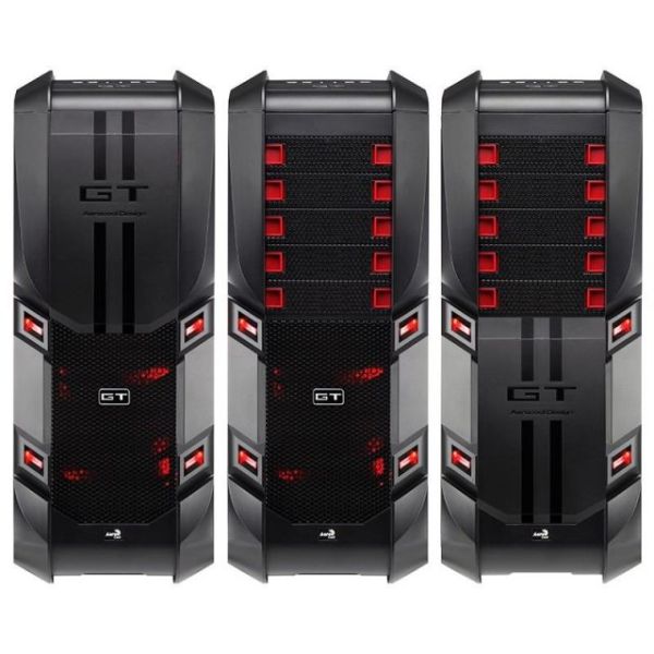 AE-GTS-750 750W Powerlı Pencereli Full Tower Siyah Kasa