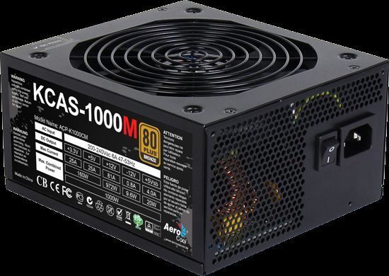 AE-KCAS1000M 1000W KCAS Serisi 80+Plus Bronze ,10x Sata , 55cm Uzun Kablo Güç Kaynağı