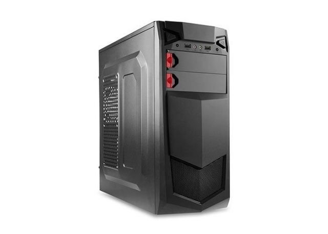 230K 250W Powerlı Penceresiz Midi Tower Siyah Kasa