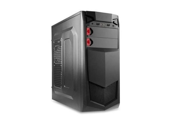 230K 250W Powerlı Penceresiz Midi Tower Siyah Kasa