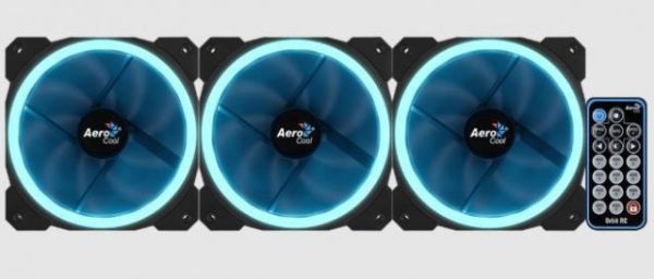 AE-ORBT-RC ORBİT RC 3 X 12 CM RGB LED FAN + UZAKTAN KUMANDA  FAN KİT