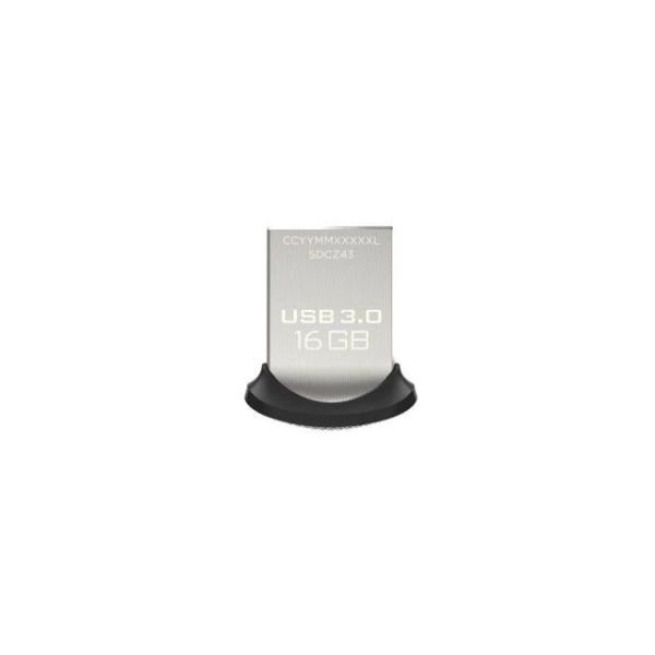 SDCZ43-016G-GAM46 16GB Ultra Fit USB3.0 Siyah USB Bellek