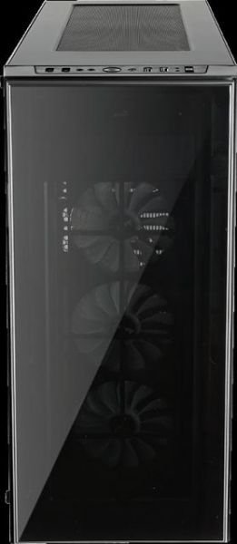 AE-QRTZ-PRO USB 3.0 RGB Led Fanlı ve Güçlendirilmiş Camlı ATX Siyah Kasa