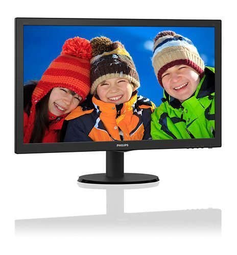 243V5QSBA-01 23,6''1920x1080,8ms,60Hz,VGA-DVI,IPS,Siyah Led Monitör
