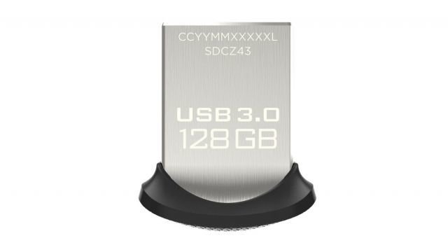 SDCZ43-128G-G46 128GB Ultra Fit USB3.0 Siyah USB Bellek