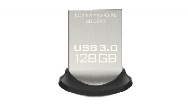 SDCZ43-128G-G46 128GB Ultra Fit USB3.0 Siyah USB Bellek