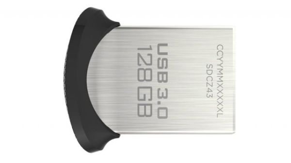 SDCZ43-128G-GAM46 USB 128GB 3.0 150MB/S ULTRA FIT SİYAH