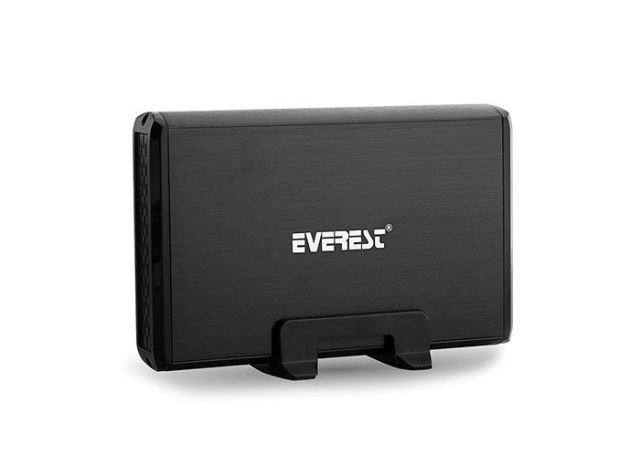 HDC-585 3.5'' SATA+IDE SİYAH ALEMİNYUM SOĞUTUCULU HARDDİSK KUTUSU