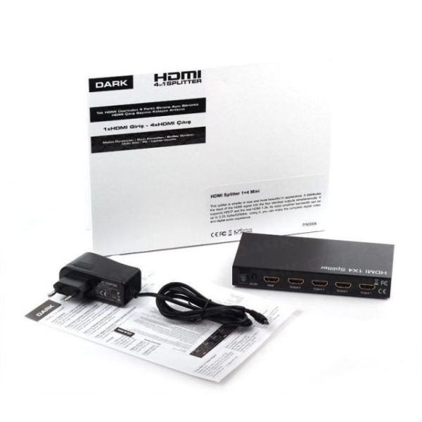 DK-HD-SP4X1 4 Port HDMI Splitter Çoklayıcı