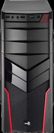 AE-V2X-RD V2X Red USB 3.0 ATX kırmızı siyah kasa güç kaynaksız