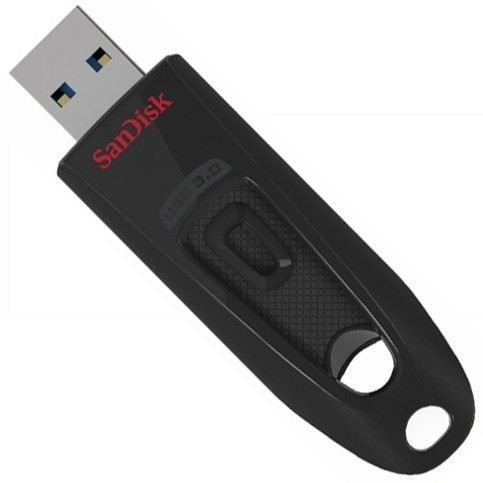 SDCZ48-064G-U46 64GB Ultra USB3.0 Siyah USB Bellek