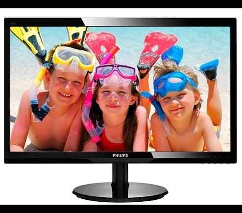 246V5LHAB-01 24''1920x1080,1MS,60Hz,2Wx2,VGA-HDMI,Geniş Siyah Led Monitör
