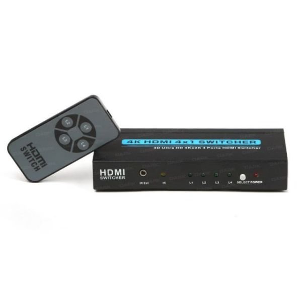 DK-HD-SW4X1K 4 Giriş 1 Çıkışlı Uzaktan Kumandalı 4K HDMI Switch (Seçici)