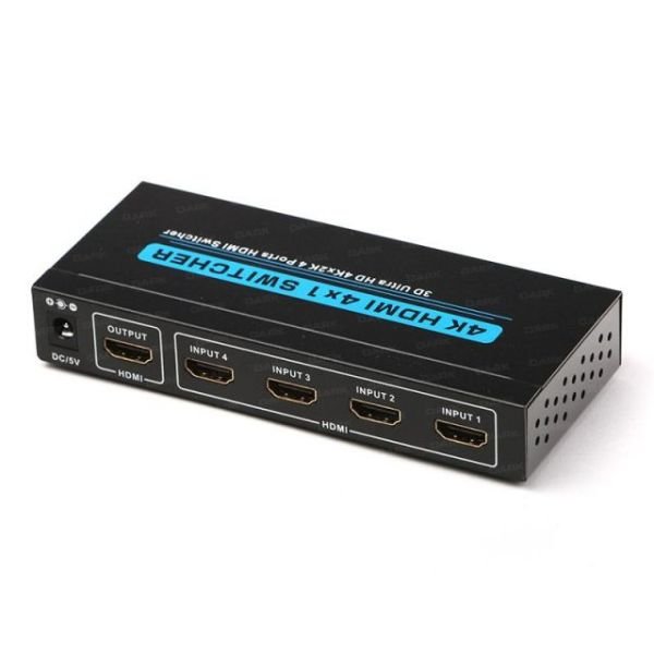 DK-HD-SW4X1K 4 Giriş 1 Çıkışlı Uzaktan Kumandalı 4K HDMI Switch (Seçici)