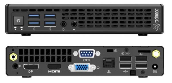 AH285-7145 Intel i3-7100 3.90GHz 4GB 500GB Free DOS Mini PC