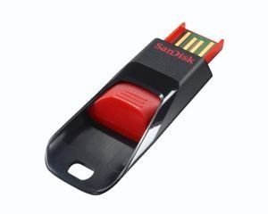 SDCZ51-032G-B35 32GB Cruzer Edge USB2.0 Kırmızı Siyah USB Bellek
