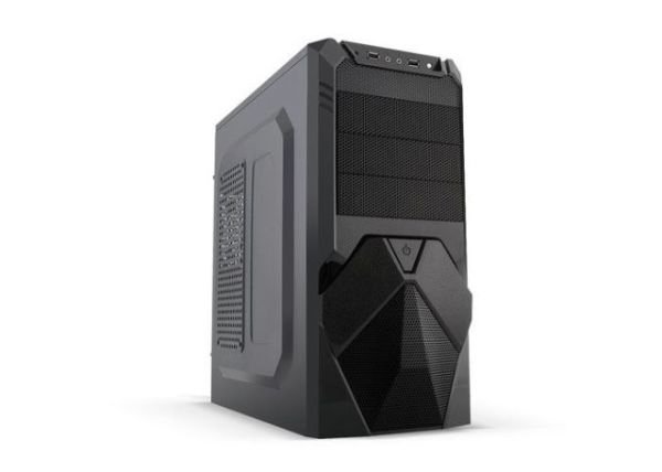 263A 300W Powerlı Penceresiz Midi Tower Siyah Kasa