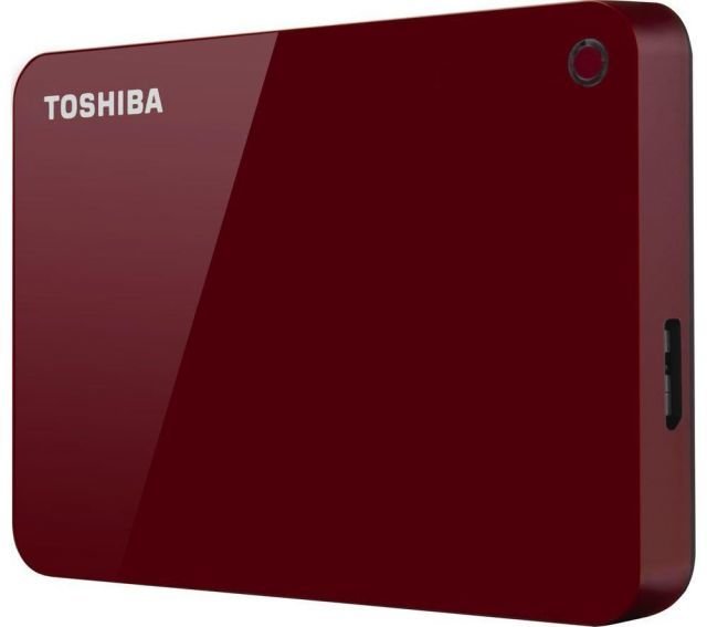 HDTC910ER3AA 1TB  2,5'' Canvio Advance USB 3.0  Kırmızı Harici Harddisk