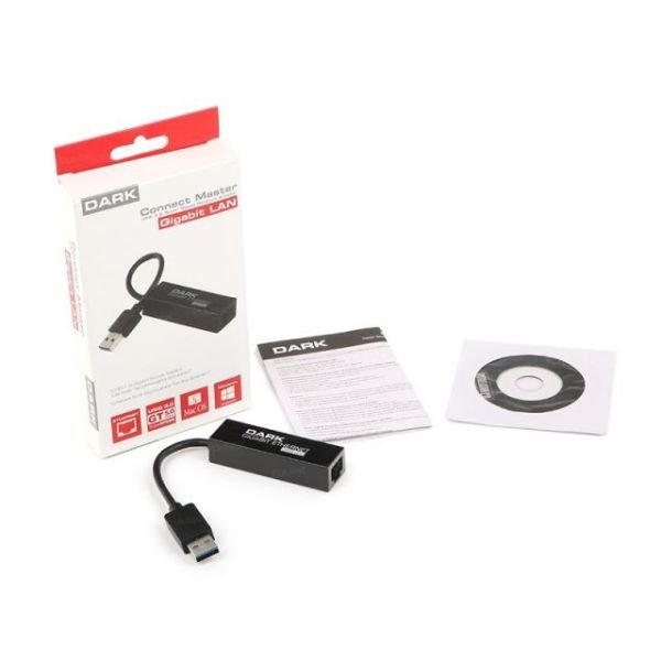 DK-NT-U3GLAN USB 3.0-10/100/1000 Gigabit Ethernet Ağ Adaptörü