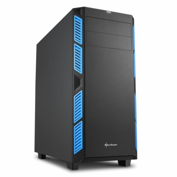 AI7000SILENT-BLUE Penceresiz Powersız 3xFanlı ATX Kasa