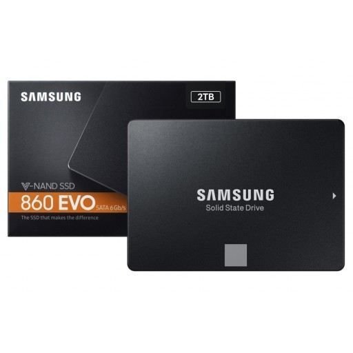 MZ-76E2T0BW 2TB 860 Evo Sata3 550/520 Flash SSD