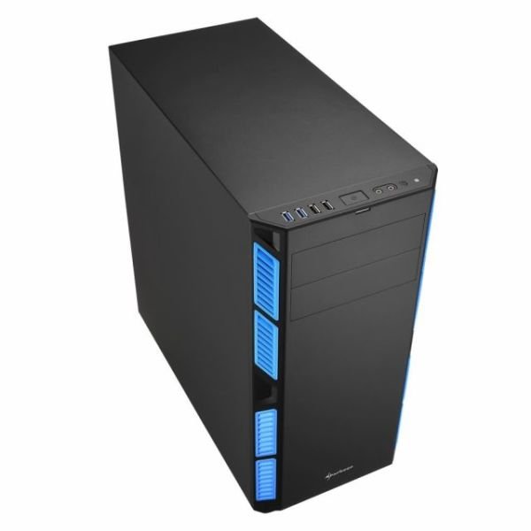 AI7000SILENT-BLUE Penceresiz Powersız 3xFanlı ATX Kasa