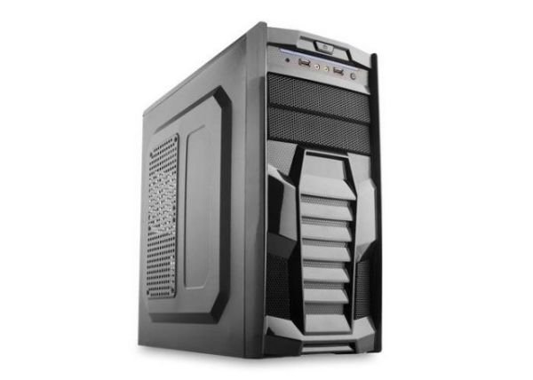 277A 250W Powerlı Penceresiz Midi Tower Siyah Kasa