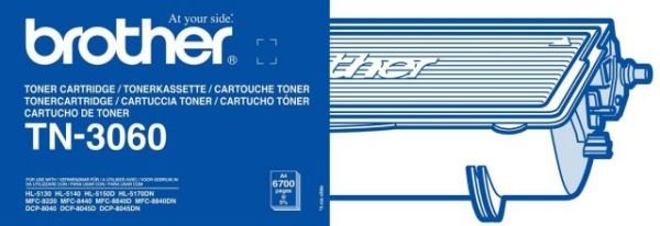 TN-3060 Siyah 6700 Sayfa Lazer Toner