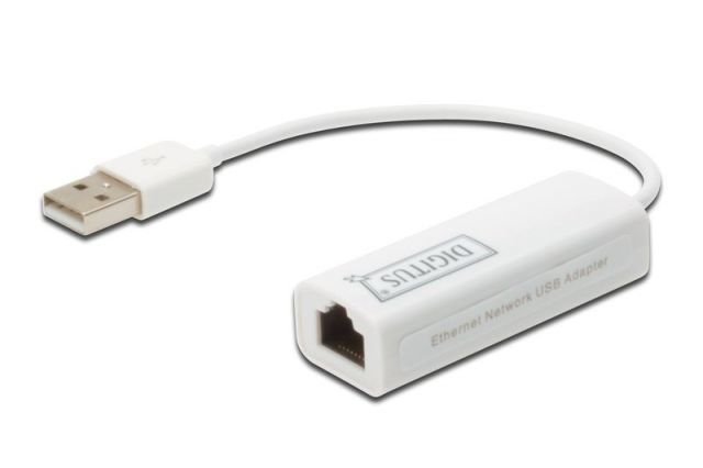 DN-10050-1 USB 2.0 - Hızlı Ethernet Adaptörü, 1 RJ 45, USB-A Erkek, 10/100MBIT, XP,
