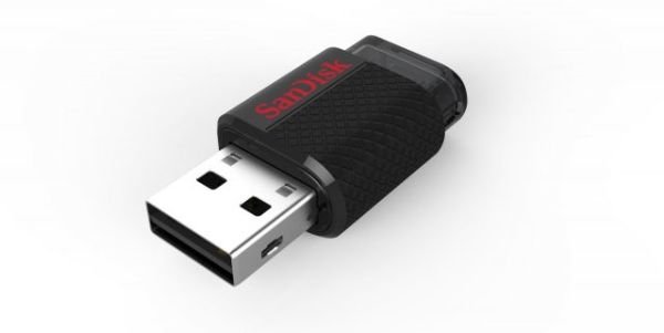 SDDD2-016G-G46 16GB Ultra Android Dual USB3.0 Siyah USB Bellek