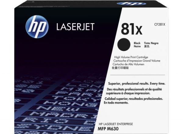 CF281X No 81X Yüksek Kapasite Siyah 25000 Sayfa Lazer Toner