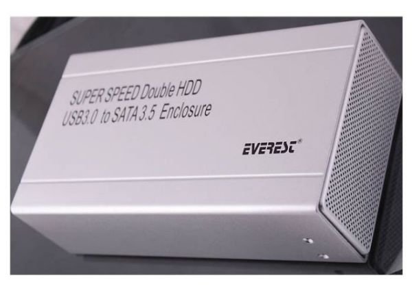 HDX-U352 3,5'' USB 3.0 2XSATA BAĞLANTILI YÜKSEK VERİ HIZLI HARİCİ KUTU