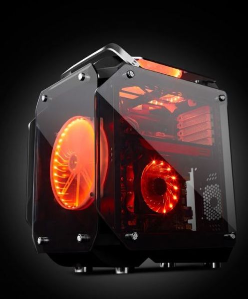 HELIOS 2x200MM Fanlı Tempered Glass Gaming Mid ATX Kasa