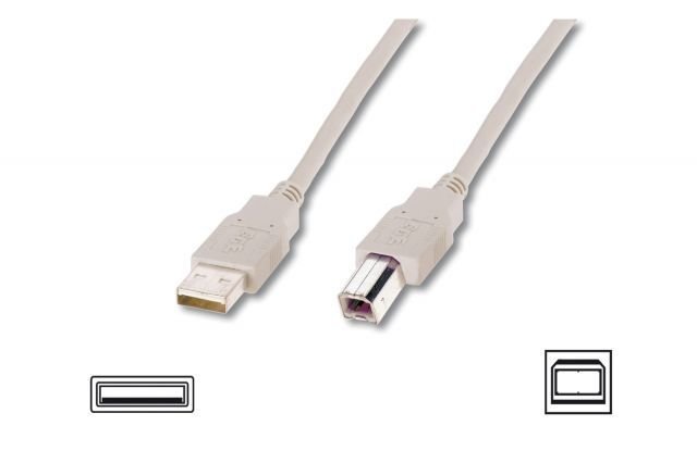AK-300105-050-E 5M Tip A Erkek-Tip B Erkek USB 2.0 Bağlantı Kablosu