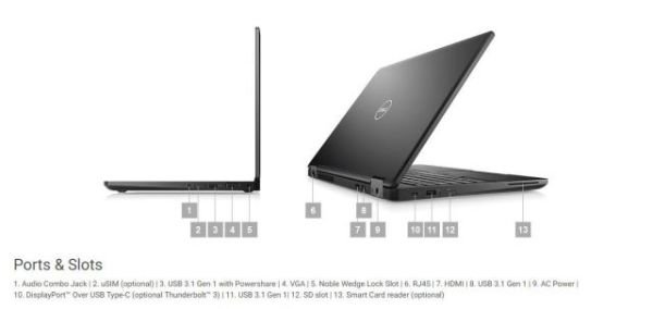 N001L559115EMEA_U Lati 5591 ,Ci5-8300H,8GB,256GB SSD,15,6'' FHD,Ubuntu