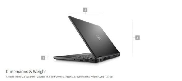 N001L559115EMEA_U Lati 5591 ,Ci5-8300H,8GB,256GB SSD,15,6'' FHD,Ubuntu