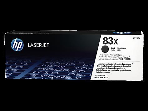 CF283X No 83X Siyah 2200 Sayfa Lazer Toner