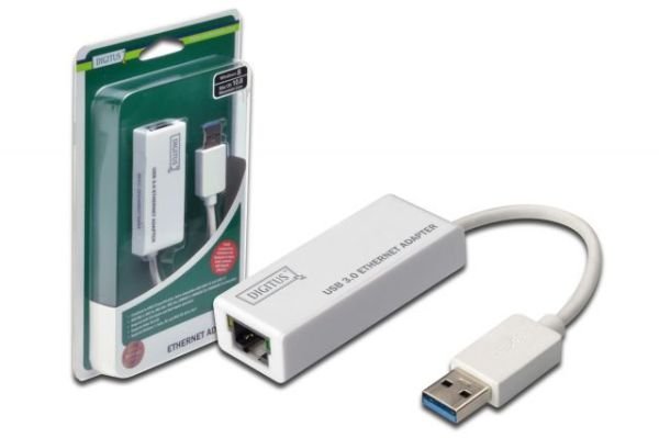 DN-3023 Usb 3.0 Gigabit Ethernet Adaptörü, 1 X 10/100/1000 Rj45 Dişi Yuva, Usb-A