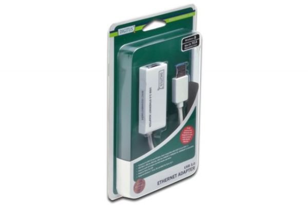 DN-3023 Usb 3.0 Gigabit Ethernet Adaptörü, 1 X 10/100/1000 Rj45 Dişi Yuva, Usb-A