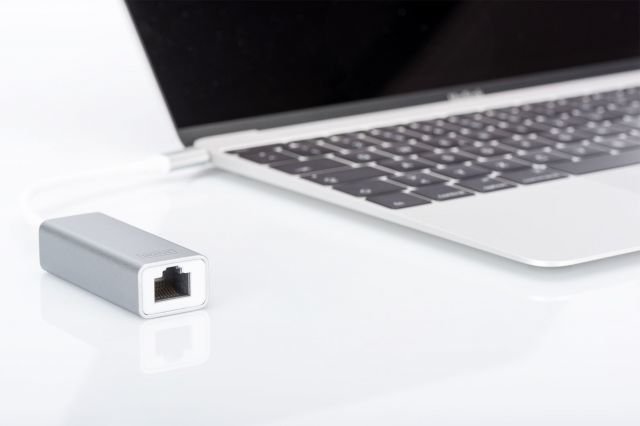DN-3024 USB Tip C (USB 3.0) Gigabit Ethernet Adaptörü, 1 x 10/100/1000 port