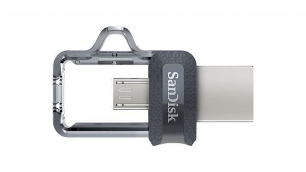 SDDD3-128G-G46 128GB Ultra Android Dual Drive USB3.0 Siyah USB Bellek