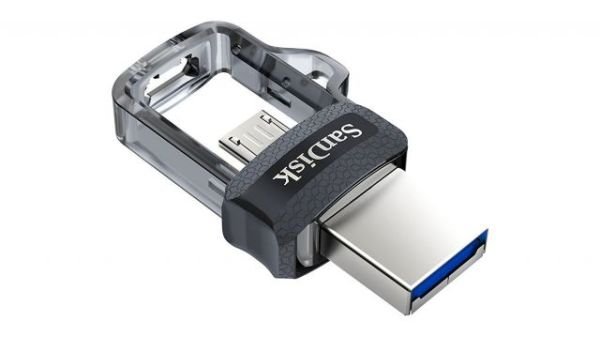 SDDD3-128G-G46 128GB Ultra Android Dual Drive USB3.0 Siyah USB Bellek